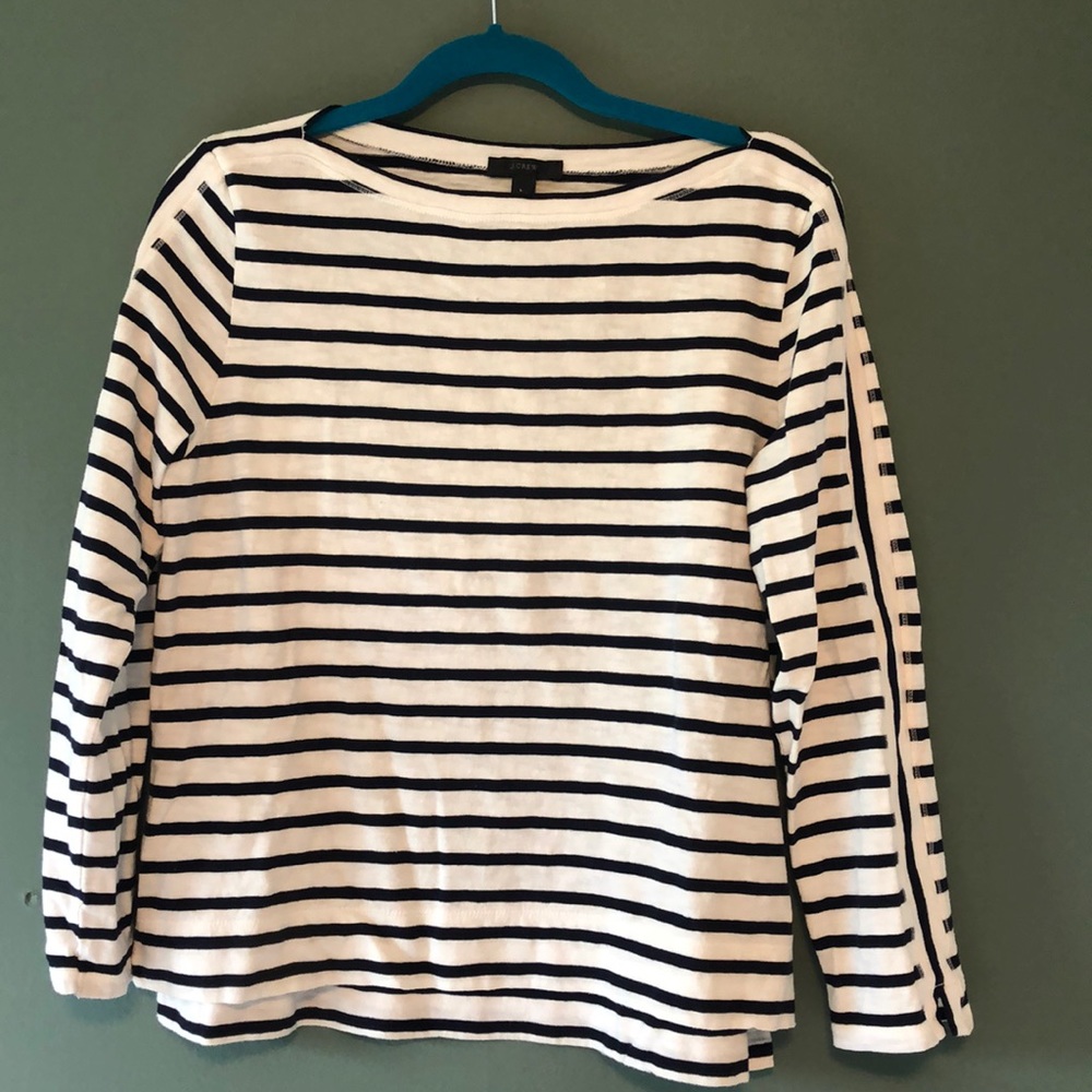 J.Crew Striped Longsleeve Tee
